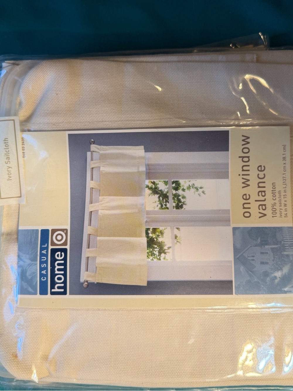 Window Valance - Ivory